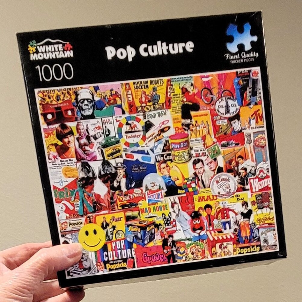 White Mountain POP CULTURE Jigsaw Puzzle 1000 pieces